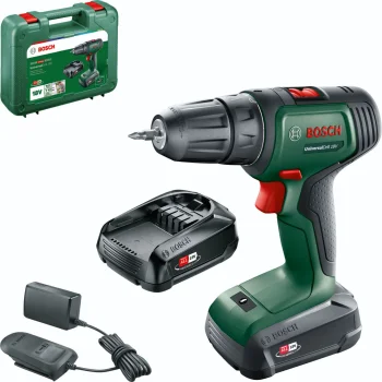 Bosch UniversalDrill 18V Cordless Drill Driver, 2x 1.5 Ah