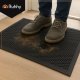 Non-Slip Rubber Entrance Mat 90x60cm Ruhhy 26185, Black