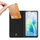Dux Ducis Skin Pro Wallet Case for Vivo V23e with Stand Function, Black