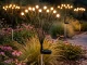 Solar Garden Lights with LED Balls, 2 pcs, 70 cm