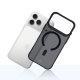 3Mk Protection iPhone 17 Pro Case Smoke MagCase, Black Semi-Transparent