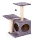 Pethaus Cat Scratching Post with House and Toy, 71 cm, Light Grey