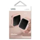 Apple Watch Series 4 / 5 / 6 / 7 / 8 / SE 44 / 45 mm Uniq Etui Moduo Cover Case, Blush-White