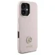 Guess iPhone 16 Case Silicone Logo Strass 4G, Light Pink