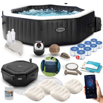 Intex 28462-Z Inflatable SPA Pool with Hydromassage for 6 Persons