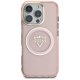 Guess iPhone 16 Pro Max Case IML Metal Mountain Logo MagSafe, Pink