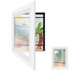 Photo Frame for Pictures and Children's Drawings, A4 Format, White