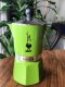 \'\'Bialetti RAINBOW\'\' Pot Espresso Coffee Maker 1 Cup, Green