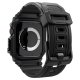 Spigen Rugged Armor Pro Strap with Case for Apple Watch 10 46mm, Black