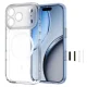 Tech-Protect MagPeak MagSafe CC Case for iPhone 18 Pro Max / 17 Pro Max - Clear