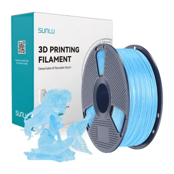 SUNLU PLA Twinkling 3D Printer Filament 1.75mm 1kg (Shiny Blue)