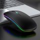 Rechargeable Wireless Mouse with RGB Lighting, Black