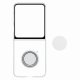 Samsung Galaxy Z Fold 5 ( SM-F946B/DS ) Original Silicone Case Cover with Ring, Transparent (EF-XF73KKTEGWW) + 25W USB...