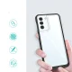 Case for Samsung Galaxy S22+ Hybrid Armor Clear 3in1, Black