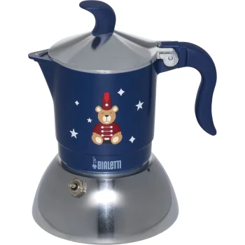 Bialetti Fiammetta Induction 2-Cup Espresso Maker, Blue