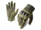 Tactical Gloves with Knuckle Protection, Size XL, Green
