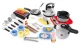 Kids Cooking and Grilling Toy Set, 40 Pieces, with Sound and LED Effects