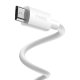 Micro USB Cable Set Baseus Simple Wisdom 2.1A 1.5m White 2-Pack