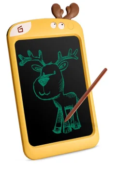 Creative Writing Drawing Graphic LCD Tablet 8.5", Yellow deer