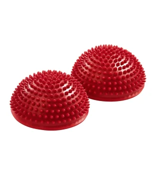 4Fizjo 131 Sensory Half-Spheres for Rehabilitation, 16 cm, 2 pcs, Red