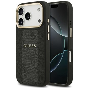 Guess 4G Stripe MagSafe Phone Case Cover iPhone 17 Pro - black