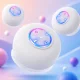 Mini Wireless Bluetooth Speaker with Suction Cup, IPX4, White