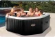 Intex 28462 Inflatable SPA Hot Tub with Hydromassage, 6-Person, 218x71 cm