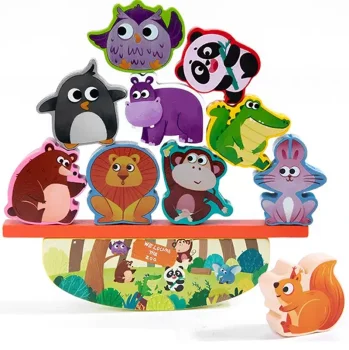 Bakalu Wooden Educational Balancing Zoo Animals WAN-128