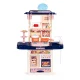Multistore Kids Kitchen with Sound, LED and 10 Accessories