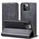 Magnet Wallet Case for iPhone 12 Pro Max with Card Holder, Black