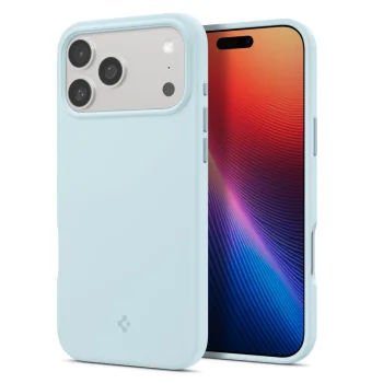 Spigen Silicone Fit MagSafe Phone Case Cover iPhone 17 Pro - Blue