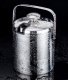 1.3L Ice Bucket with Tongs and Spoon Mini Portable Stainless Steel Champagne Wine Beer Bucket for Bar Party Event