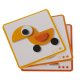 Kruzzel 00022426 Wooden Logic Puzzle with Geometric Shapes