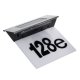 Maclean MCE423 Solar LED House Number Light, IP44, 6000K