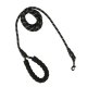 Heavy-Duty Reflective Rope Dog Leash for Training, 3m, Black