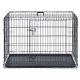 Pethaus PH-200 Foldable Dog Crate, Size S, 75.5 x 47.5 x 54 cm, Black