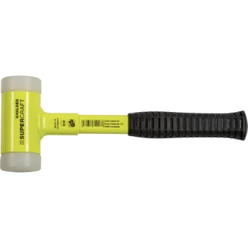 Halder SUPERCRAFT Soft-Face Mallet 40 mm, Yellow and Black