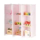 Modernhome Modular Children\'s Shelving Unit, 9 Shelves, Pink