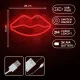 Forever Light LED Neon Lips, Red (USB / Batteries)