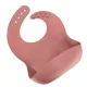 Set of silicone children\'s dishes 9 elements, dark pink