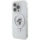 Karl Lagerfeld iPhone 13 / 13 Pro Case Ring Stand Karl&Choupette MagSafe, White