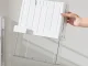 Under Desk Drawer Organizer - Self-Adhesive Slide-Out Tray, White/Clear