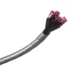 Maclean MCTV-687S Spiral Cable Organizer, 20.4-22mm, 3m, Silver