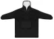 Ruhhy Oversize Blanket Hoodie, Black