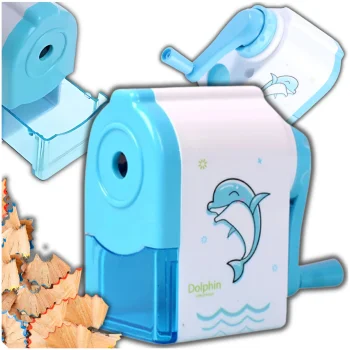 Bakalu Nicekids Mechanical Pencil Sharpener Blue Dolphin