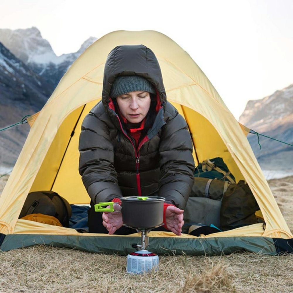 Travel Hiking Camping Cookware Set Portable Lightweight Outdoor Cooking Set