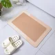 Quick Drying Bathroom Mat Rug, Brown