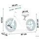 Nukido Light Flee Kids Balance Bike, 12 inches