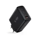Tech-Protect NC120W-GAN 120W 4-Port Wall Charger - Black