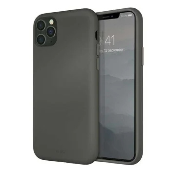 Uniq Lino Hue Silicone Case for iPhone 11 Pro Max Gray
